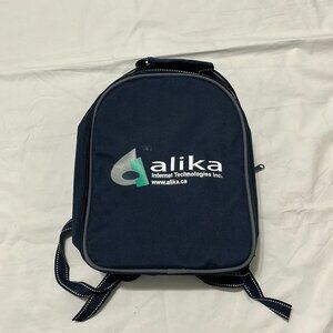 Classic basic small backpack Light Weight Brand ALICA Like new dark blue